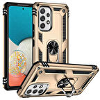 Galaxy A53 5G Uyumlu Zore Vega Kapak-Gold