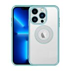 Apple iPhone 13 Pro Max Swarowski Kamera Korumalı Logo Gösteren Esta Kılıf 