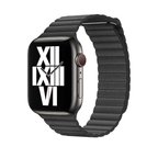 Watch 38mm Uyumlu KRD-09 Deri Lop Zore Kordon-Siyah