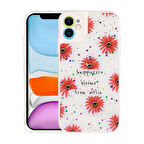 iPhone 11 Uyumlu Kamera Korumalı Sert Desenli Zore Pami Kılıf-NO6