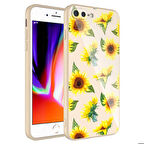 iPhone 8 Plus Uyumlu Kamera Korumalı Desenli Sert Silikon Zore Epoksi Kapak-NO2