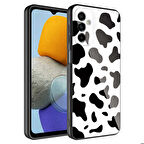 Galaxy M23 Uyumlu Kamera Korumalı Desenli Sert Silikon Zore Epoksi Kapak-NO7