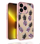 iPhone 13 Pro Uyumlu Desenli Kamera Korumalı Parlak Zore Nora Kapak-NO1
