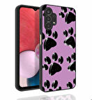 Galaxy A13 4G Uyumlu Desenli Kamera Korumalı Parlak Zore Nora Kapak-NO3