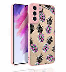 Galaxy S21 FE Uyumlu Desenli Kamera Korumalı Parlak Zore Nora Kılıf-NO1