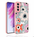 Galaxy S21 FE Uyumlu Desenli Kamera Korumalı Parlak Zore Nora Kapak-NO5