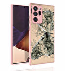 Galaxy Note 20 Ultra Uyumlu Desenli Kamera Korumalı Parlak Zore Nora Kılıf-NO4