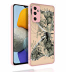 Galaxy M23 Uyumlu Desenli Kamera Korumalı Parlak Zore Nora Kapak-NO4