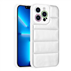 iPhone 13 Pro Max Uyumlu Kamera Korumalı AirBagli Renkli Zore Seksek Kılıf-Gümüş