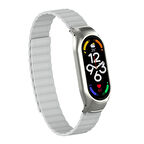 Xiaomi Mi Band 7 Uyumlu KRD-69 Zore Kordon-Beyaz