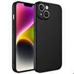 iPhone 14 Uyumlu Zore Kamera Korumalı Mara Lansman Kapak-Siyah