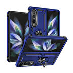 Galaxy Z Fold 4 Uyumlu Zore Vega Kılıf-Mavi