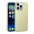 iPhone 14 Pro Max Uyumlu NRTK Premier Silikon Kılıf-Gold