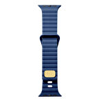 Watch 44mm Uyumlu KRD-73 Uyumlu Zore Kordon-Lacivert