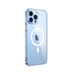 iPhone 12 Pro Max Uyumlu Kamera Korumalı Magsafe Sert PC Zore Porto Kılıf-Renksiz