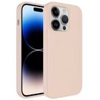 iPhone 14 Pro Max Uyumlu Magsafe Wireless Şarj Özellikli Pastel Renk Silikon Zore Plas Kılıf-P