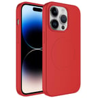 iPhone 13 Pro Max Uyumlu Magsafe Wireless Şarj Özellikli Pastel Renk Silikon MKST Plas Kılıf-K