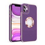 iPhone 12 Uyumlu NRTK Kongo Kılıf-Koyu Mor