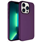 iPhone 14 Pro Uyumlu Zore LSR Lansman Kapak-Derin Mor