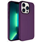 iPhone 14 Pro Uyumlu Zore LSR Lansman Kılıf-Derin Mor
