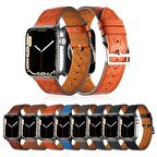 ​​​Apple Watch Ultra 49mm KRD-76 PU Deri Kordon Strap Kayış