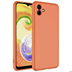 Galaxy A04 Uyumlu Zore Mara Lansman Kapak-Turuncu
