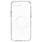 iPhone 7 Plus Uyumlu Şeffaf Sert PC Zore Embos Kapak-Renksiz