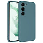 Galaxy S23 Uyumlu Zore Mara Lansman Kılıf-Koyu Yeşil