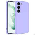 Galaxy S23 Plus Uyumlu Zore Mara Lansman Kapak-Lila