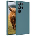 Galaxy S23 Ultra Uyumlu Zore Mara Lansman Kapak-Koyu Yeşil