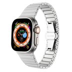 ​​​Watch Ultra 49mm Kordon Uyumlu KRD-79 Metal Strap Kayış CLO- Gri