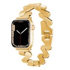 ​​​Watch 7 45mm Kordon Uyumlu KRD-80 Metal Strap Kayış CLO- Gold