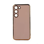 Galaxy S23 Plus Uyumlu Zore Bark Kapak-Rose Gold