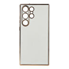 Galaxy S23 Ultra Uyumlu Zore Bark Kapak-Beyaz