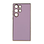Galaxy S23 Ultra Uyumlu Zore Bark Kapak-Lila