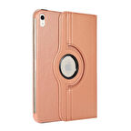 iPad 11.Nesil 2025 ​FRMS Dönebilen Standlı Kılıf - Rose Gold