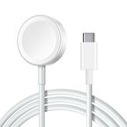 Beyaz Apple Watch Type-C Şarj Kablosu-Zore