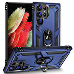 Galaxy S23 Ultra Uyumlu Zore Vega Kapak-Mavi