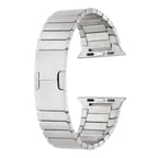 Watch Ultra 49mm Uyumlu KRD-82 Metal Zore Kordon-Gümüş