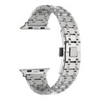Watch 44mm Uyumlu KRD-83 Metal Zore Kordon-Gümüş