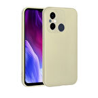 Xiaomi Redmi 12C Kılıf Zore Premier Silikon Kapak-Gold