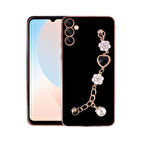 Samsung Galaxy A24 Kılıf El Tutamaçlı Kamera Korumalı Taka Silikon Kapak Kılıf