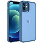 iPhone 11 Uyumlu Kamera Korumalı Transparan Zore Post Kılıf-Mavi