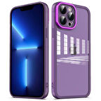 Apple iPhone 12 Pro Max Kılıf Kamera Korumalı Transparan Zore Post Kılıf