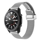 Huawei Honor Magic 2 46mm Uyumlu KRD-85 22mm Metal Zore Kordon-Gümüş