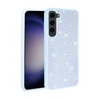 Galaxy S23 Plus Uyumlu Parlak Taşlı Tasarım NRTK Ston Kılıf-Mavi Açık