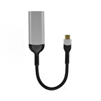 Zore QG07 8K 60 Hz Görüntü Kalitesi Type-C to Display Port Dönüştürücü 15cm