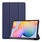 Lenovo Tab P11 Pro 11.2" 2.Nesil  Uyumlu ​FRMS Smart Cover Standlı 1-1 Kılıf-Lacivert