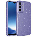 Samsung Galaxy A24 Kılıf Kamera Korumalı Simli Lüks Koton Kapak Kılıf