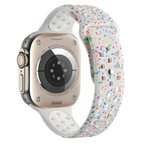 Watch 38mm Kordon Yeni Seri 2023 KRD-02 Uyumlu Strap Kayış CLO- Beyaz